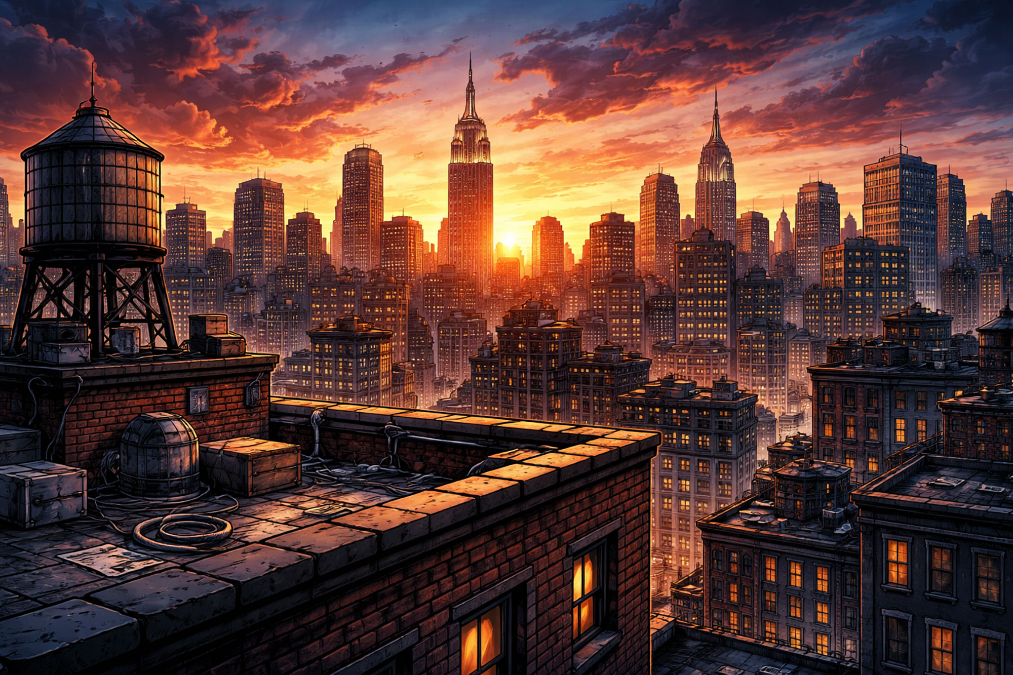 Spider-Man comics and collectibles display